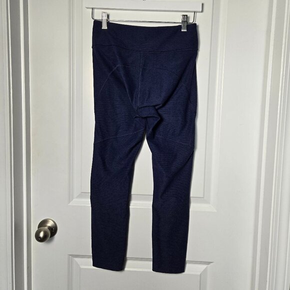 Outdoor Voices Tech Sweat Leggings 24" - S Navy Heather - Picture 3 of 4